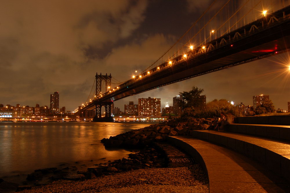 An evening at the Brooklyn Bridge