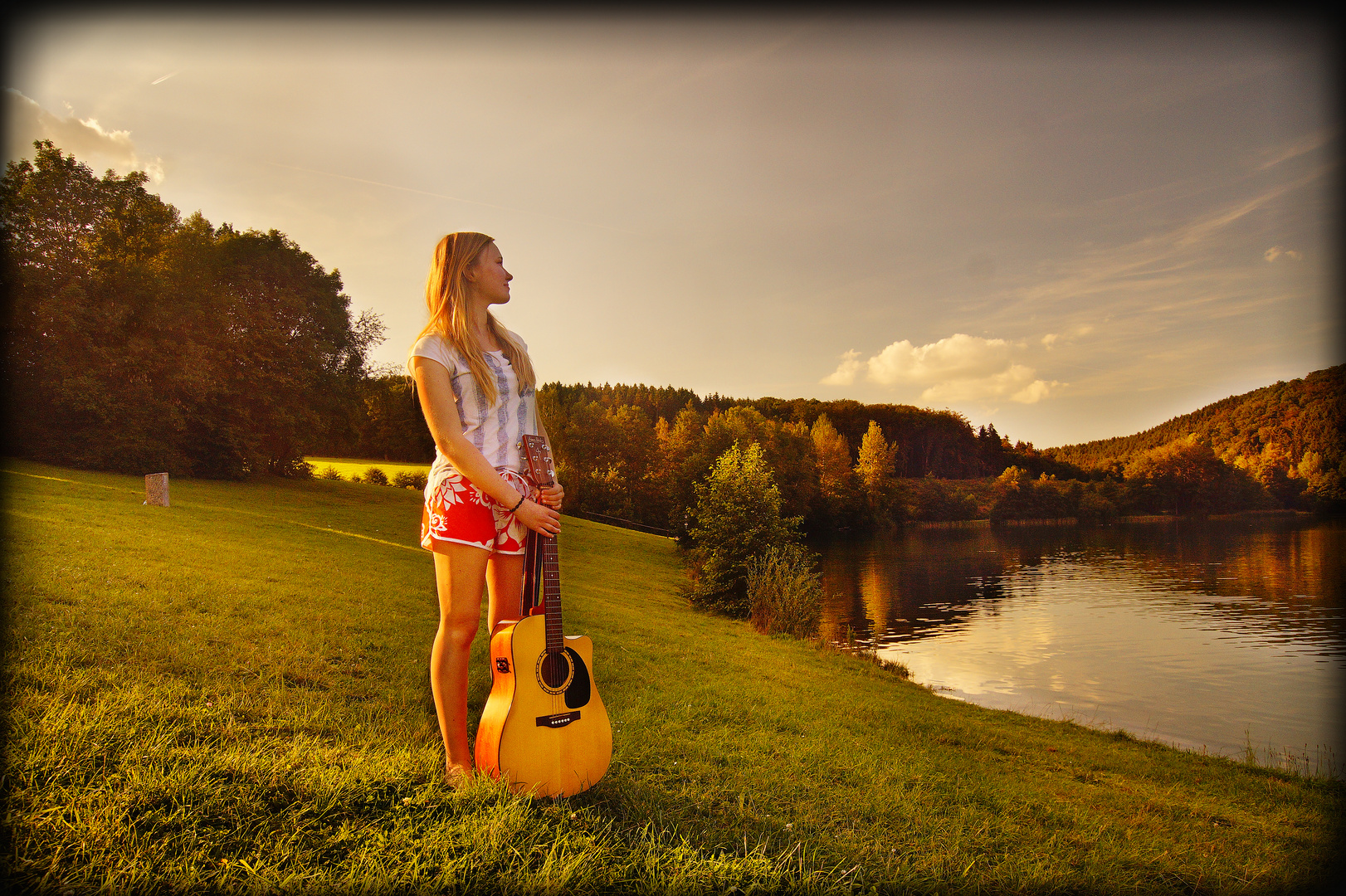 An evening at the lake