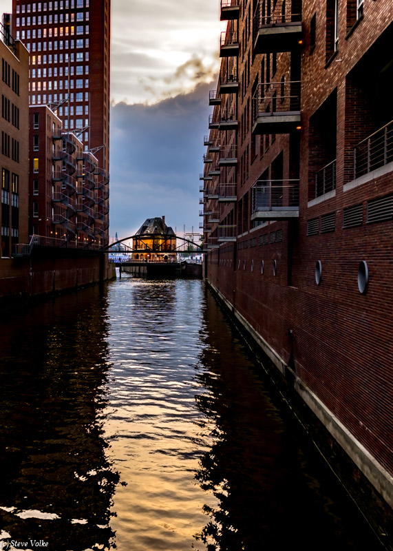 An evening in Hamburg