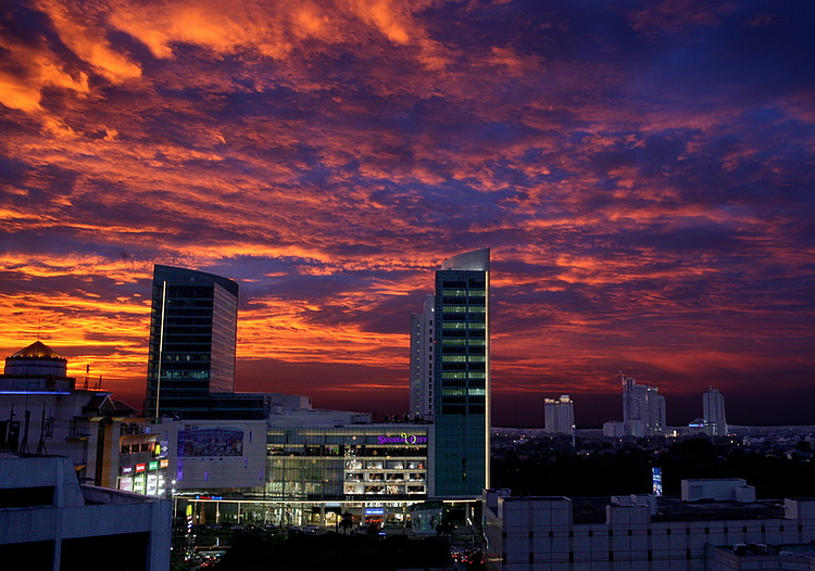 An evening in Jakarta