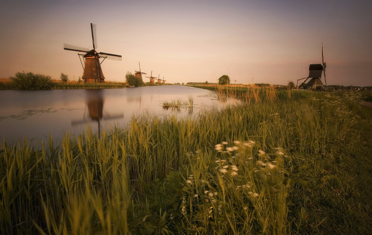 An Evening In Kinderdijk