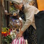 An Eye Under her Flower Bags