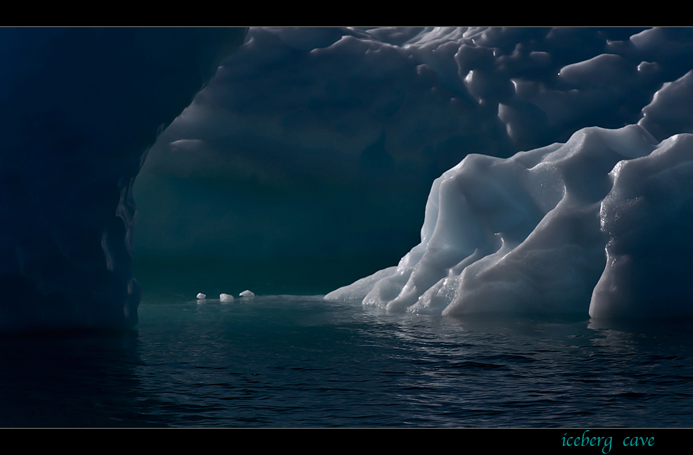 an icy  cave