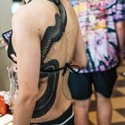 An interesting Snake Tattoo