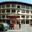 An intersection in Thimphu Bhutan