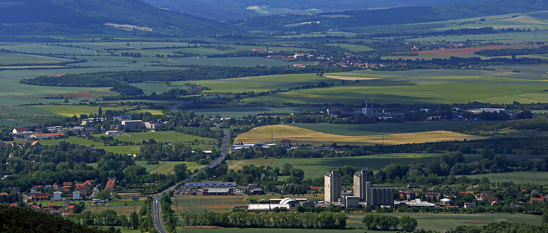 An meinem Geburtstag letztes Jahr vom Steppenberg Oblik in mir unbekanntes Land geschaut