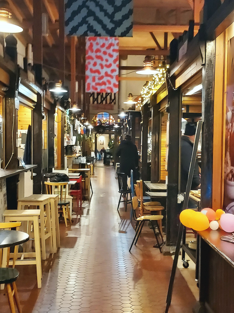 An old market hall on Hietalahti