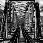 An Old, Rusted Railway Bridge in East Serbia