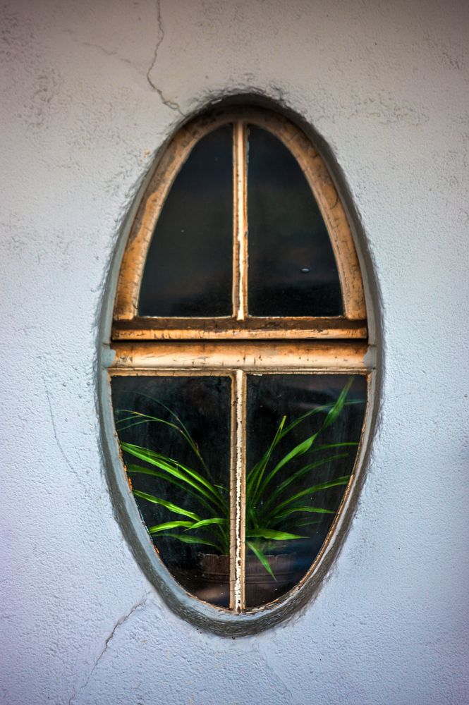 an oval window