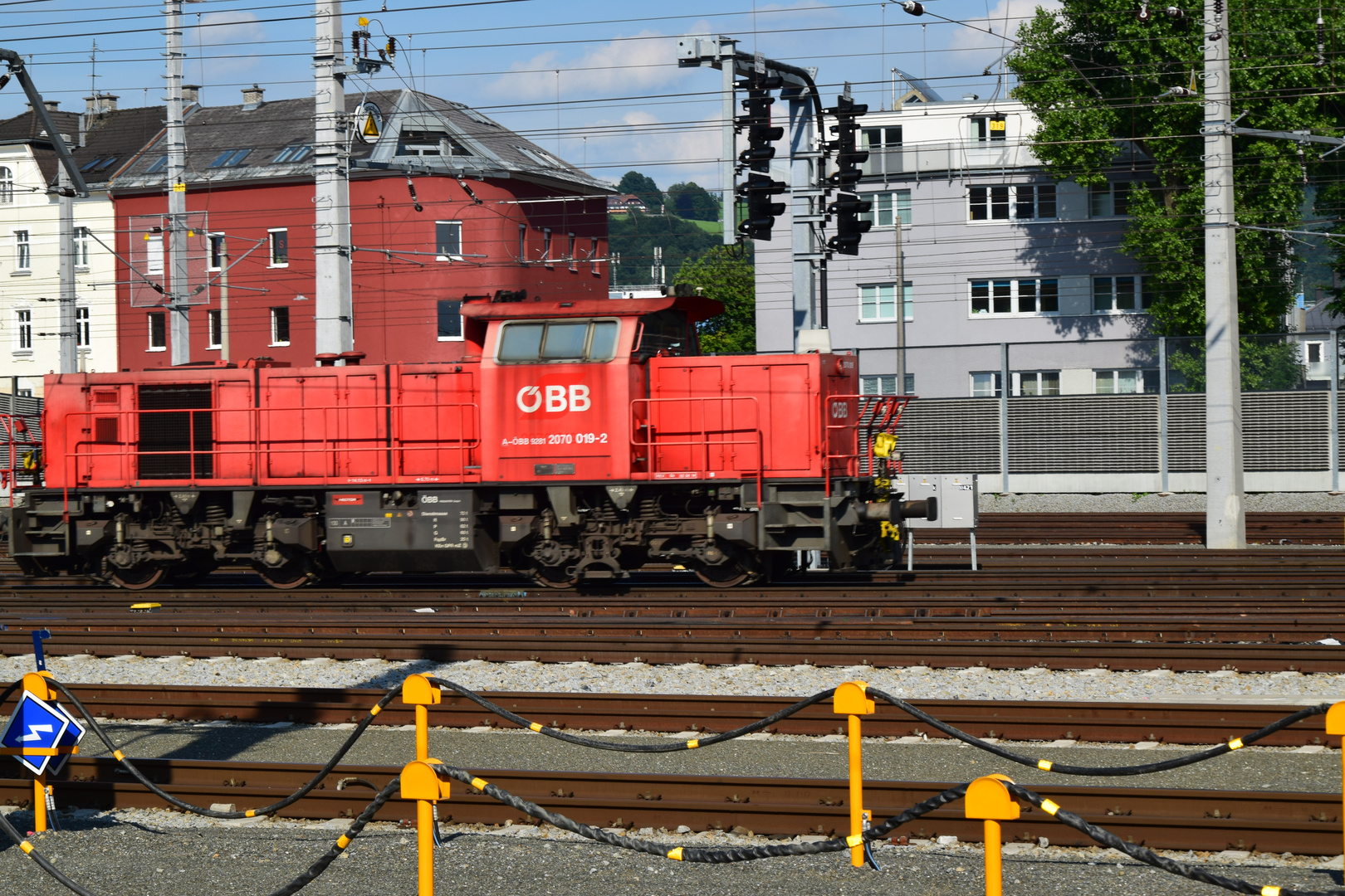 An Salzburger Hauptbahnhof