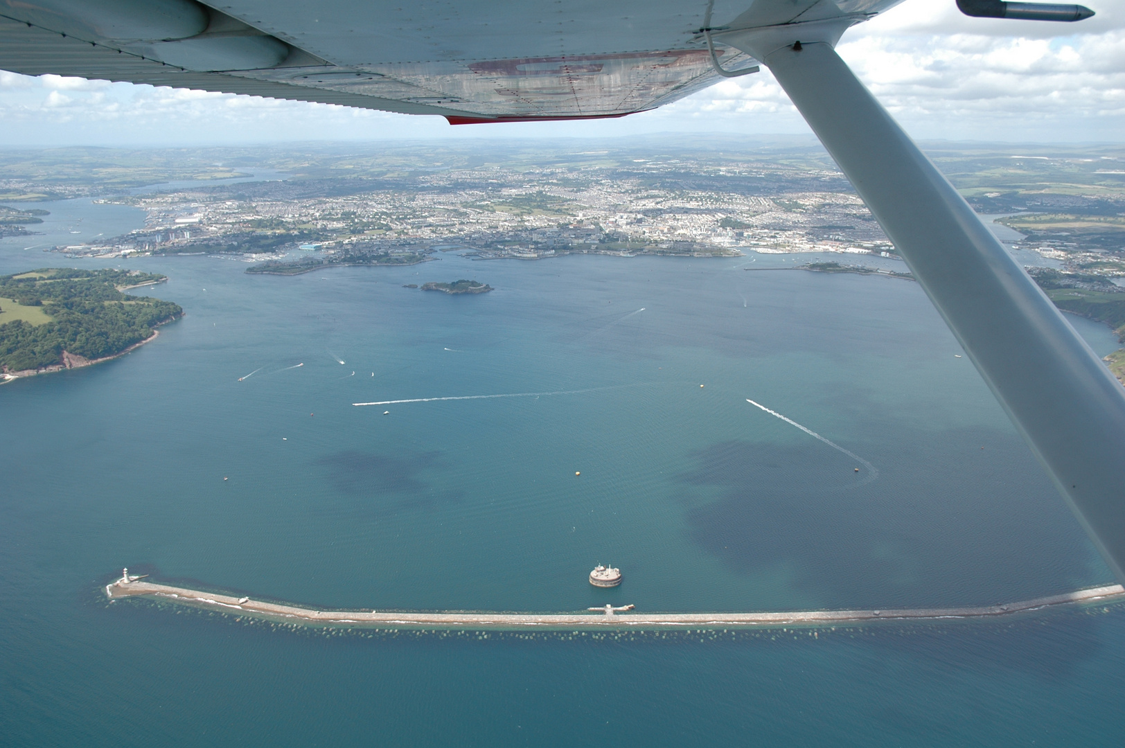 An unusual view of Plymouth Sound!!