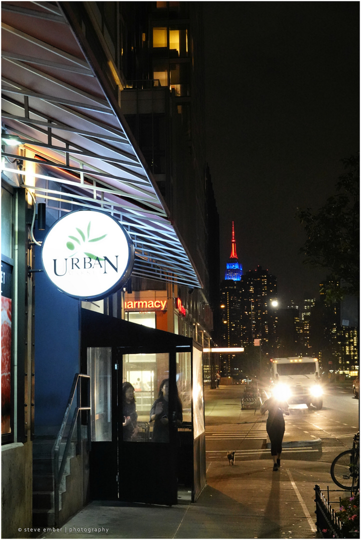 An 'Urban' View Toward Midtown from L-I-C - A New York Impression