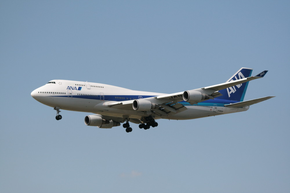 ANA 747 Willkommen in FRA