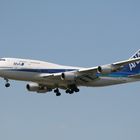 ANA 747 Willkommen in FRA