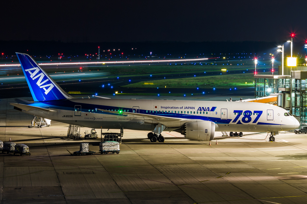 ANA 787 in Düsseldorf