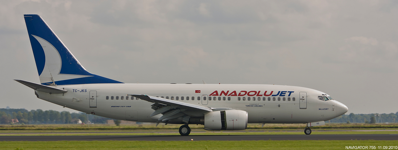 ANADOLUJET / B737 - 700 / Reg.: TC - JKS