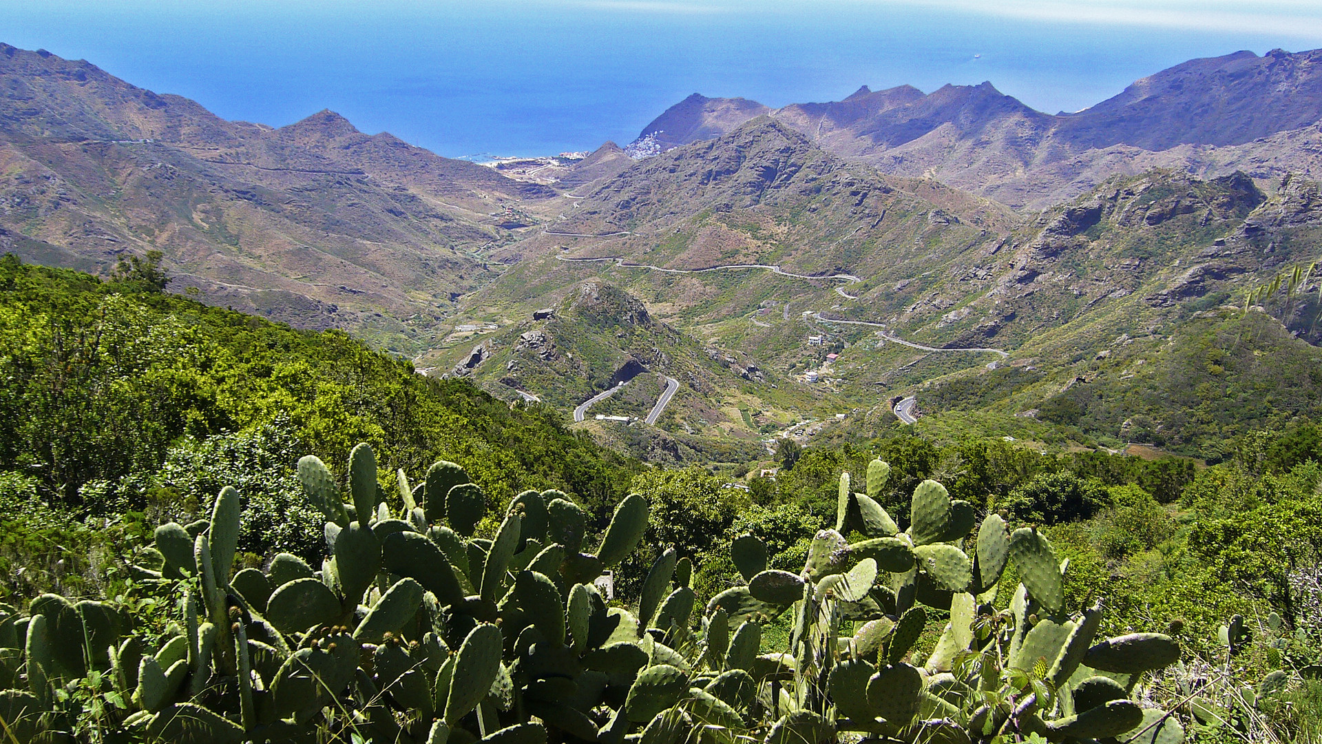 Anagagebirge mit Blick auf San Andres