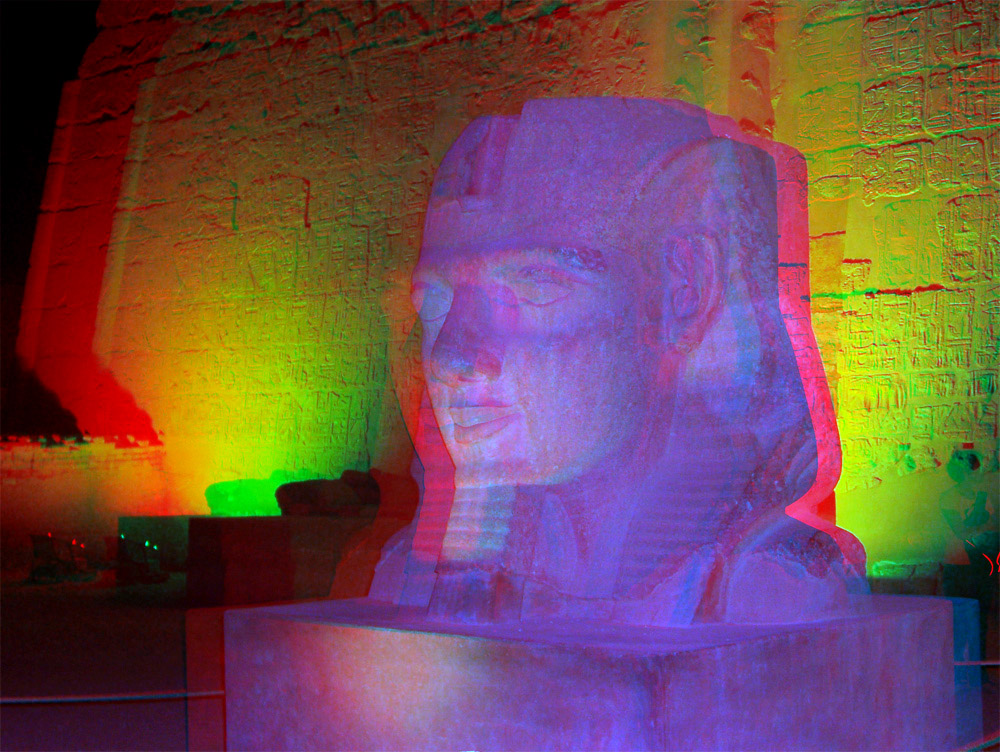 Anaglyphe - Ägypten - Luxor