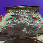 Anaglyphe - Bamberg - Balkon des Alten Rathauses