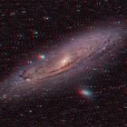 Anaglyphe - ein Ausflug zur Andromeda-Galaxie bei herrlicher Fernsicht ;-))