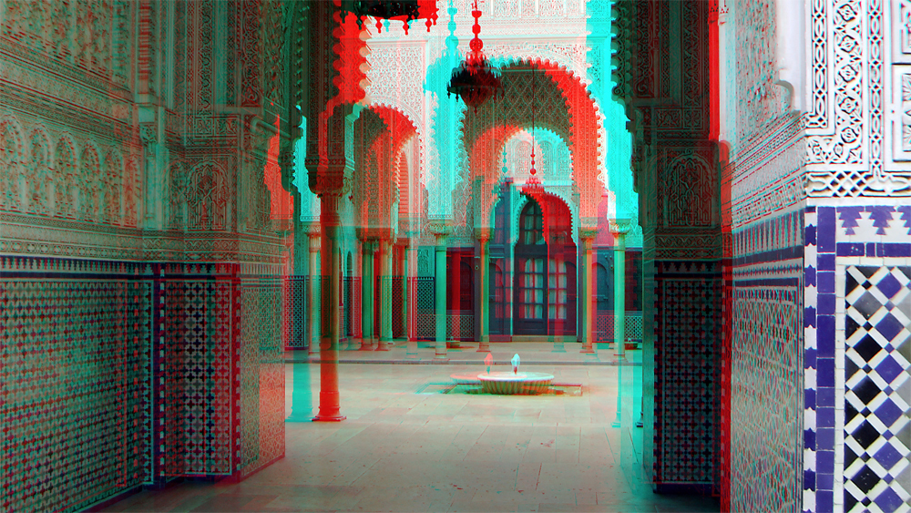 Anaglyphe - Marokko - Casablanca - Königspalast_1