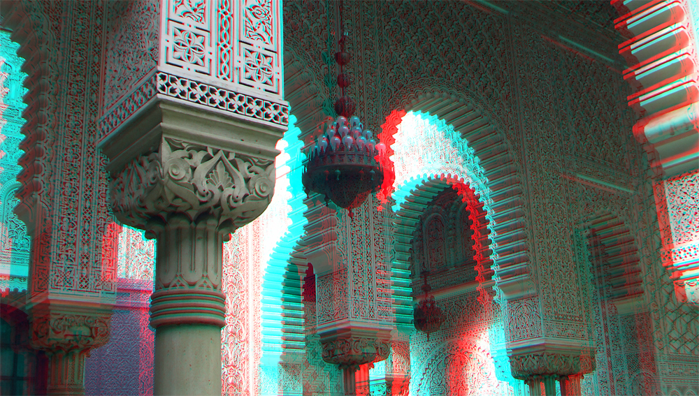 Anaglyphe - Marokko - Casablanca - Königspalast_2