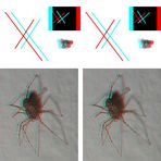 Anaglyphen-JPEGs mit guter Trennung der Halbbilder - passende Kompressionsparameter wählen