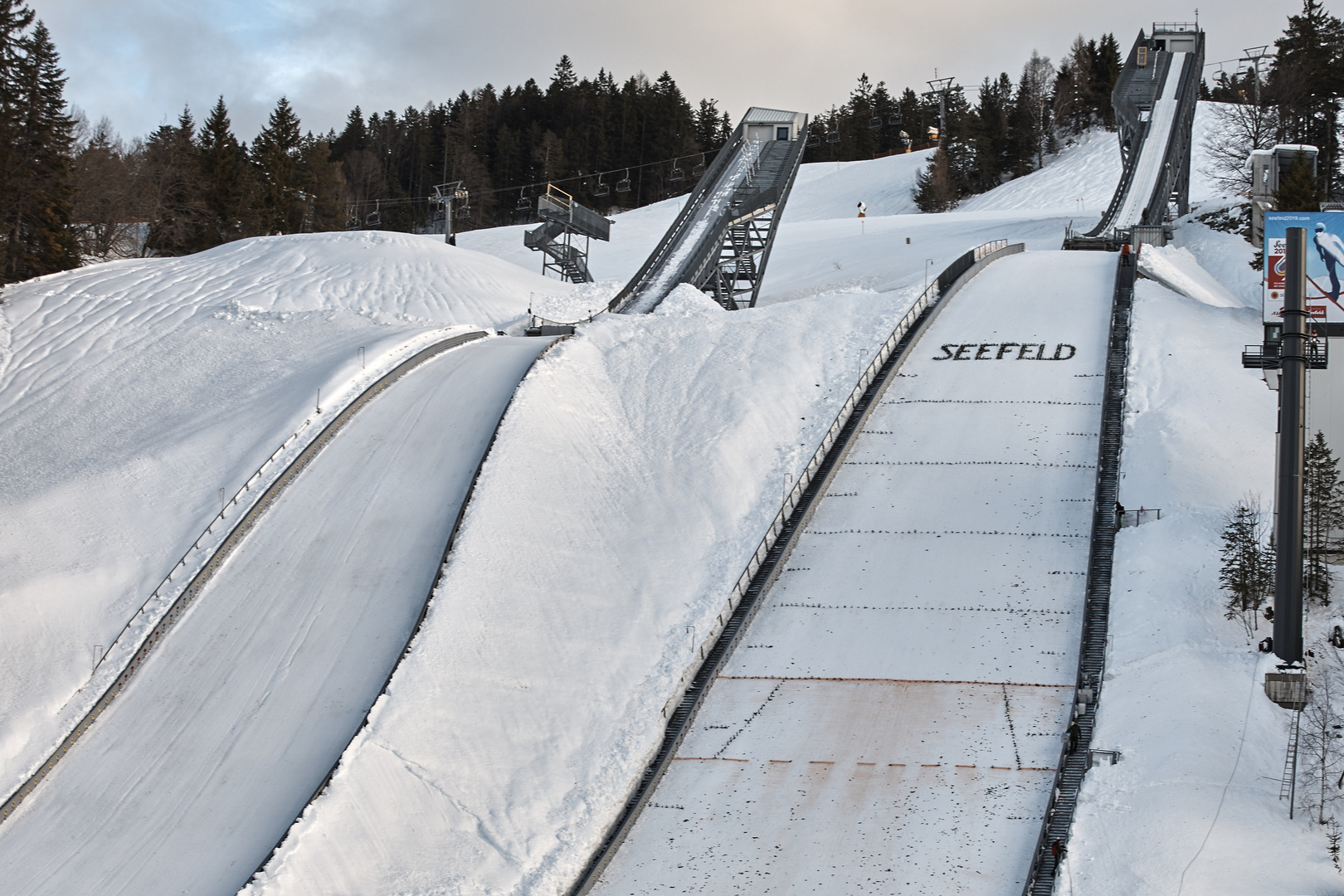 Analge der Olympiaschanze in Seefeld