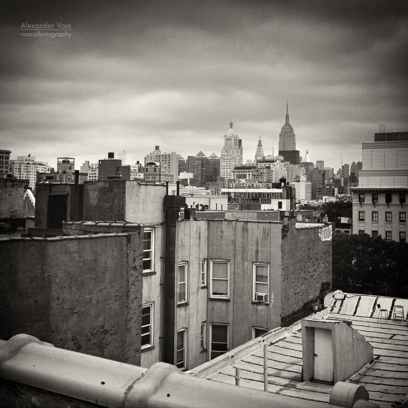 Analoge Fotografie: New York - Roofscape