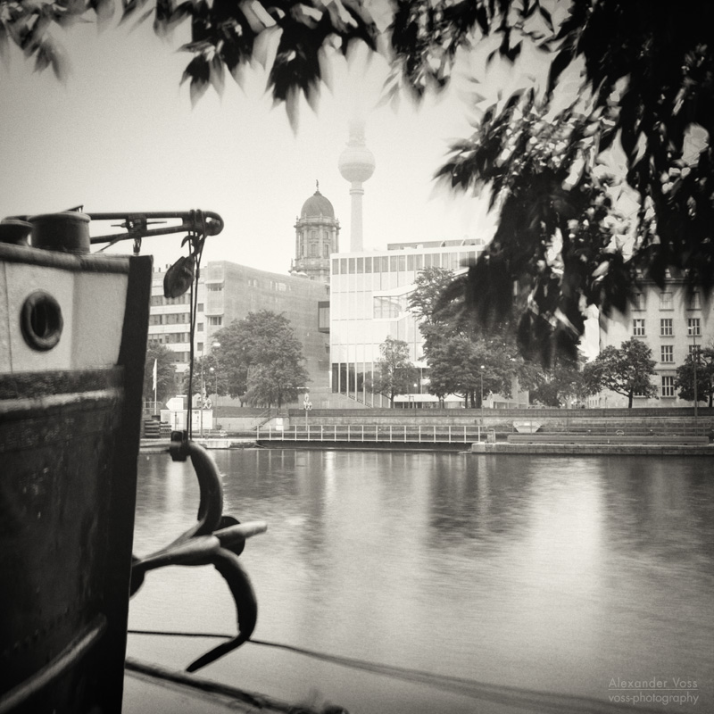 Analoge Schwarzweiss-Fotografie: Berlin - Märkisches Ufer