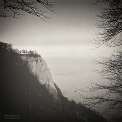 Analoge Schwarzweiss-Fotografie: Rügen - Königsstuhl