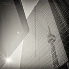 Analoge Schwarzweiss-Fotografie: Toronto - CN Tower