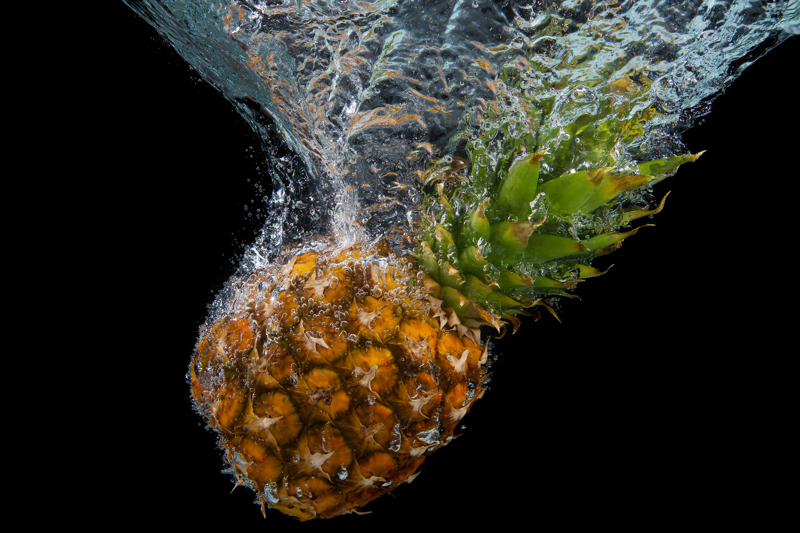 Ananas frisch gebadet