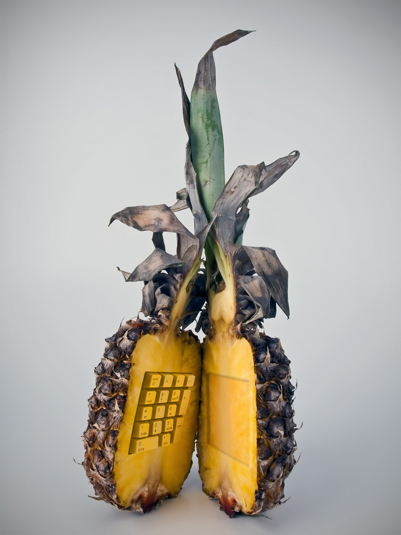 Ananas von innen