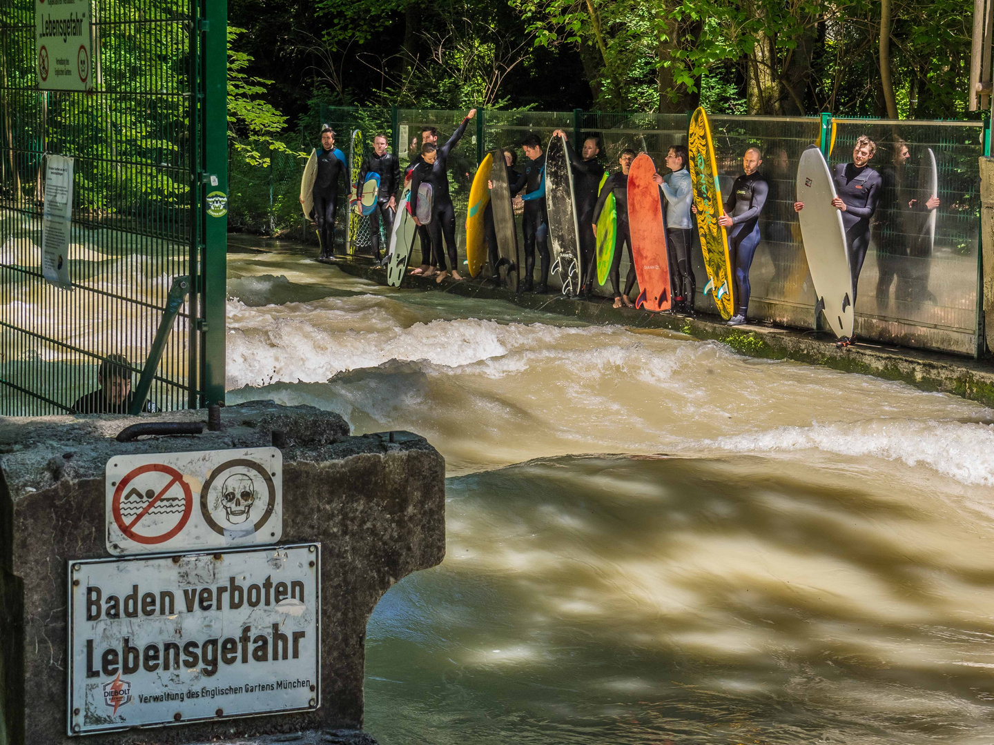 Anarchie am Eisbach