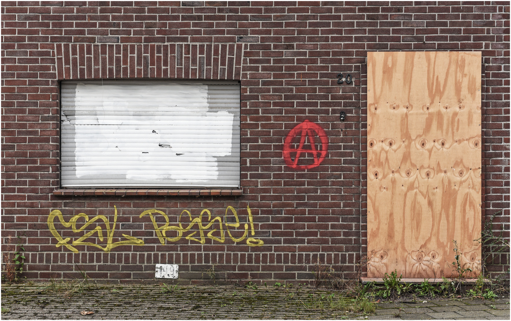 Anarchische Wandgestaltung