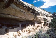Anasazi , Pueblo Indianer, Urstamm, Cliff Palace im Mesa Verde National Park, Colorado