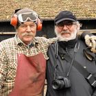 Anatol und ich, fotografiert von Hans Kirchhoff auf der Museumsinsel Hombroich