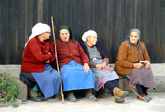 Ancianas de Bansko. Bulgaria.