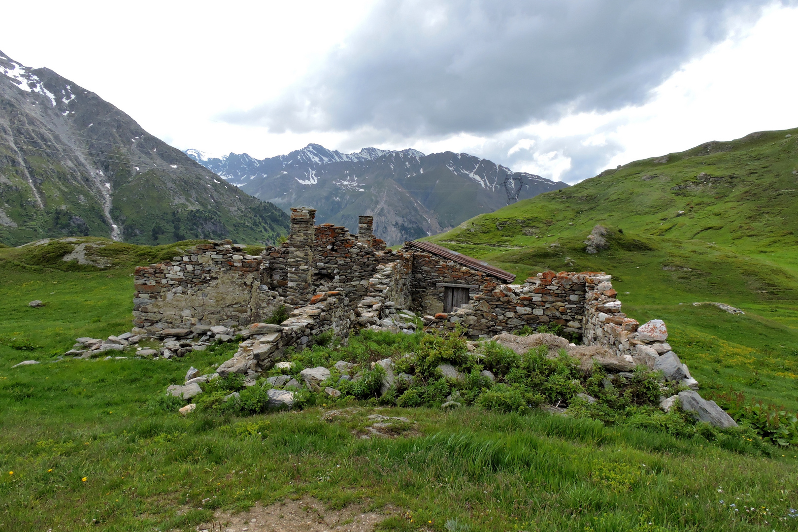 Ancienne bergerie au Mont Cenis