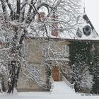 Ancienne maison Bourgeoise enneigée