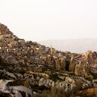 Ancient town of Uçhisar in Cappadocia, Turkey