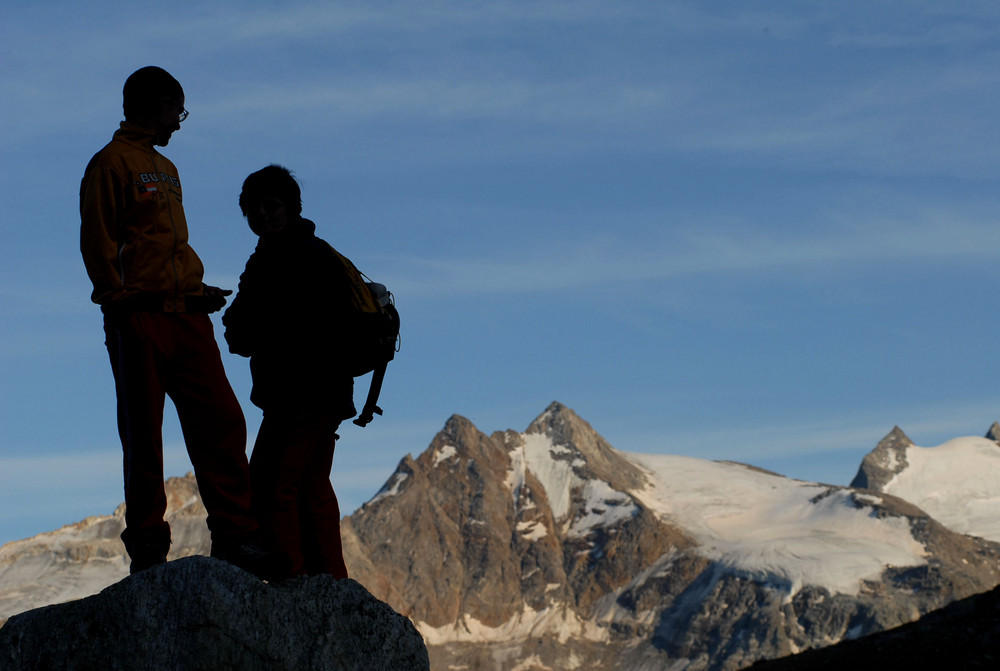 Ancora uno sguardo prima di andare in branda... (Dal rifugio V.Sella Cogne)