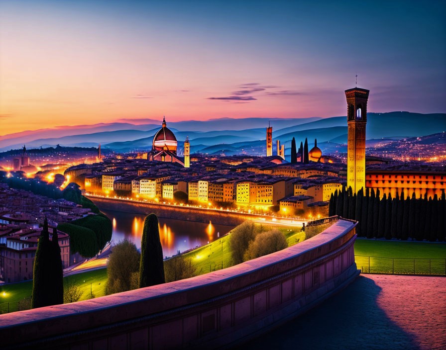 And afterwards we'll go to Piazzale Michelangelo in Florence to watch the sunset....