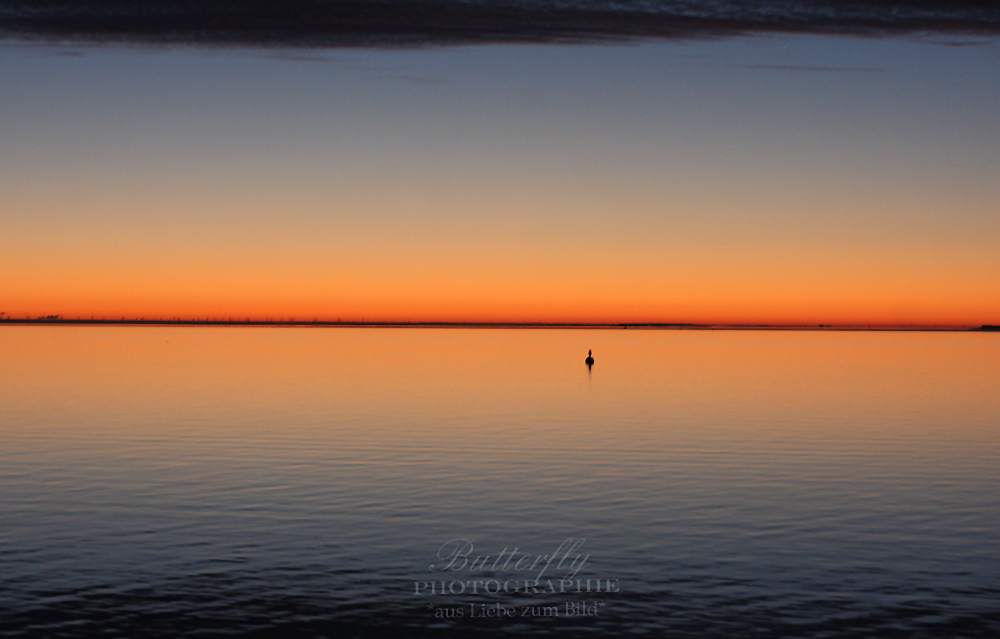 and the sun rise up leavin Föhr