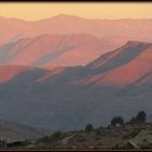 Andacollo, Chile, Sonnenuntergangsstimmung