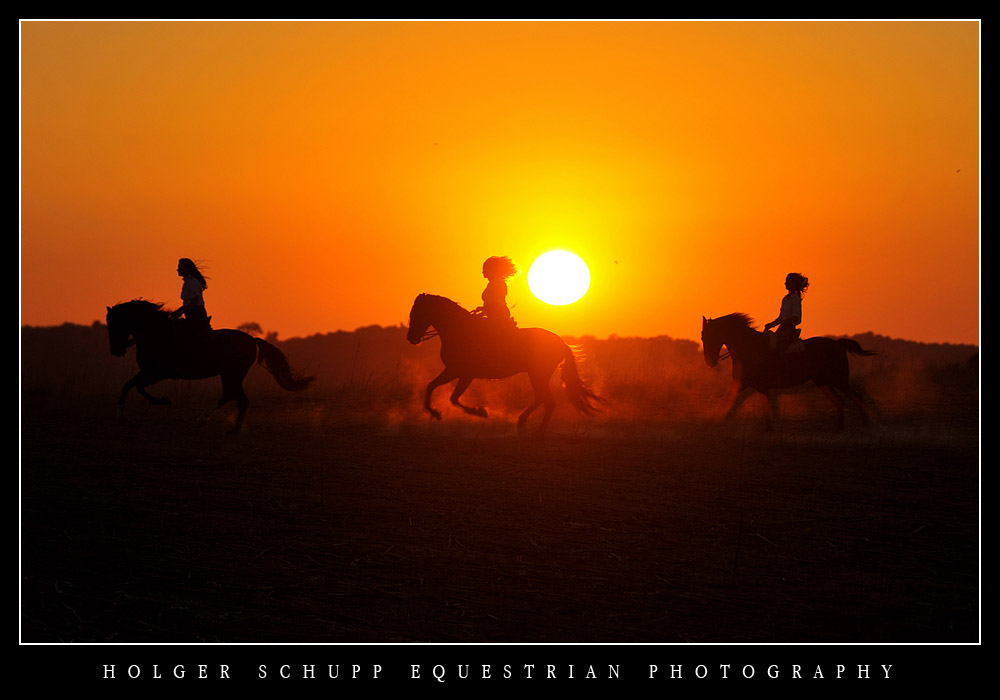 Andalusien bei Sonnenuntergang