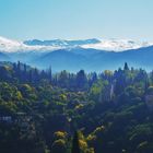 Andalusien - Blick von Granada auf Sierra Nevada