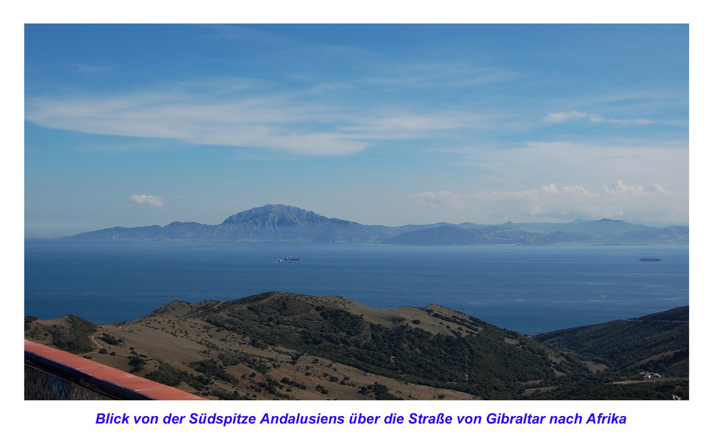 Andalusien - Straße von Gibraltar