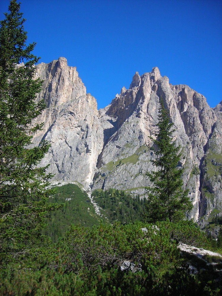 ..andando verso il passo Sella